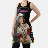 Hit The Dang Ball Funny Baseball Mom Doll Face Schürze (InSitu)
