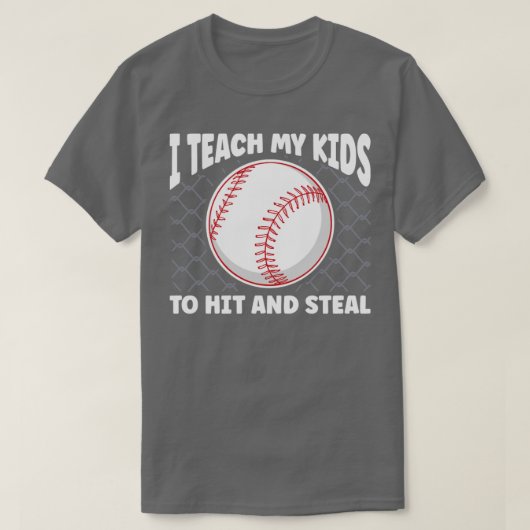 Hit und Stechen Baseball1 T-Shirt (Design vorne)