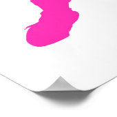 Hit wie ein Girl Poster (Ecke)