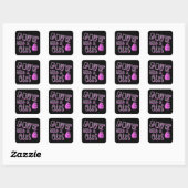 Hit wie ein Girl Sticker (Blatt)