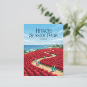 Hitachi-Seaside-Park Japan Postkarte (Stehend Vorderseite)
