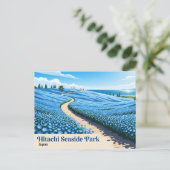 Hitachi Seaside Park Japan Postkarte (Stehend Vorderseite)
