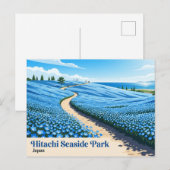 Hitachi Seaside Park Japan Postkarte (Vorne/Hinten)