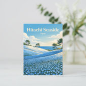 Hitachi-Seaside-Park Japan Postkarte (Stehend Vorderseite)