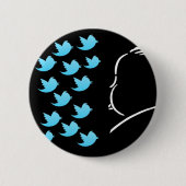 Hitch and Tweets Button (Vorderseite)