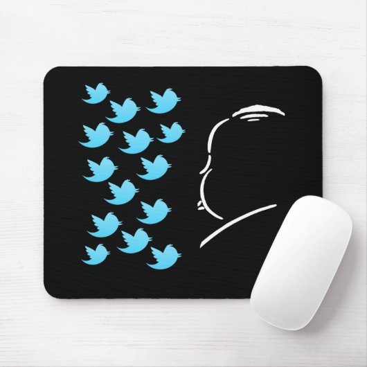 Hitch and Tweets Mousepad (Mit Mouse)
