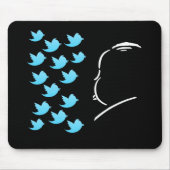 Hitch and Tweets Mousepad (Vorne)