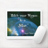 Hitch deinen Wagen an einen Stern von Emerson Mousepad (Mit Mouse)