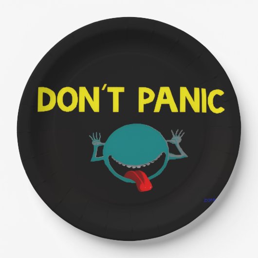 Hitch Hiker's Pappteller (Vorderseite)