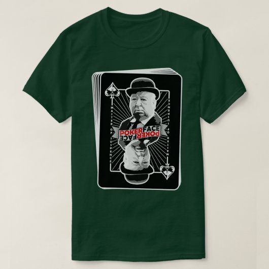 HITCHCOCK POKERFACE DECK OF PLAYCARDS TShirt (Design vorne)
