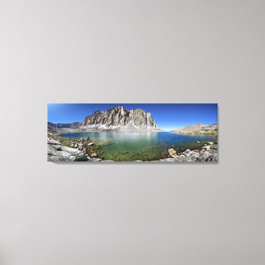 Hitchcock über dem Unteren Hitchcock-See - Sierra Leinwanddruck (Vorderseite)