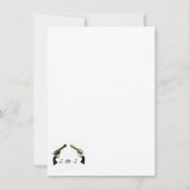 Hitched Cowboy Guns Hochzeitseinladungen Einladung (Rückseite)