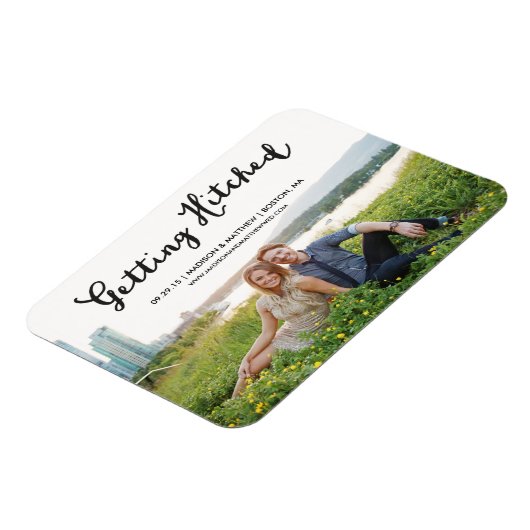 Hitched | Datum speichern Magnet (Linke Seite)