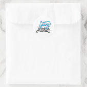 Hitched Runder Aufkleber (Tasche)