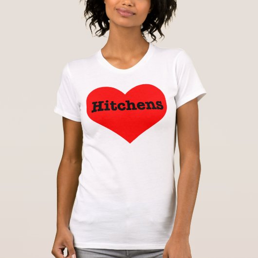 "HITCHENS HERZ " T-Shirt (Vorderseite)