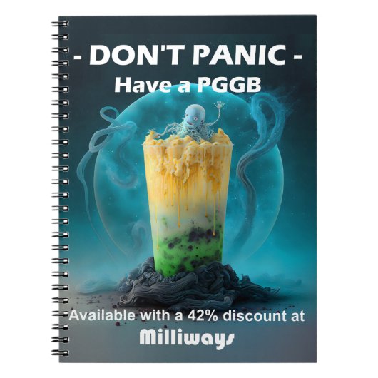 Hitchhikers Notizblock (Vorderseite)