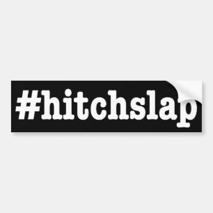 "#hitchslap " autoaufkleber