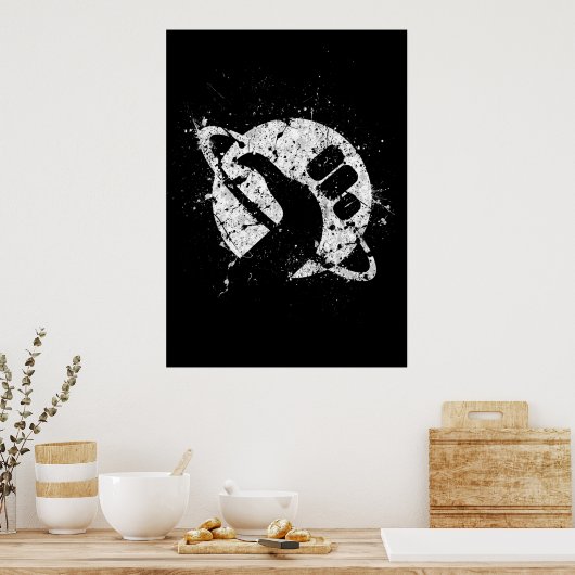 Hitchwanderführer zur Galaxie Poster (Küche)