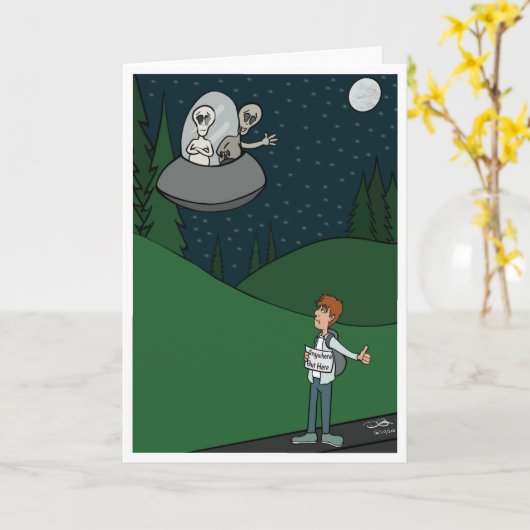 Hitchwanderkarte Karte (Gelbe Blume)