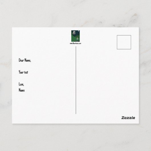 Hitchwandern Postkarte (Rückseite)