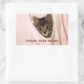 Hitchwandern Rechteckiger Aufkleber (Tasche)