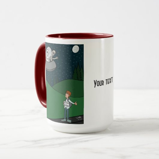 Hitchwandern Tasse (Vorderseite Links)