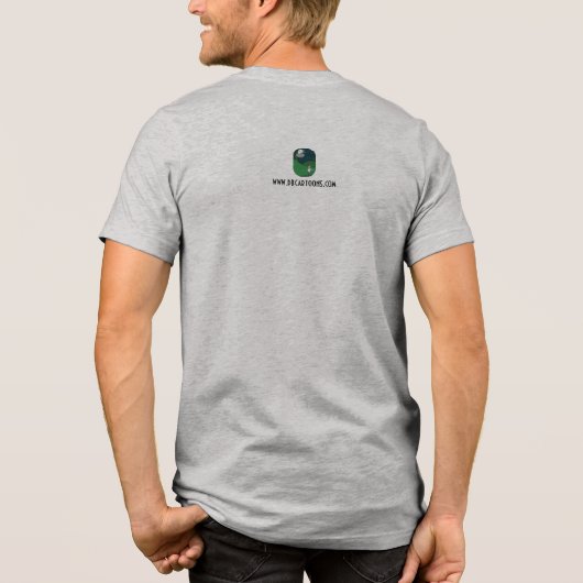 Hitchwandern Tri-Blend Shirt (Rückseite)