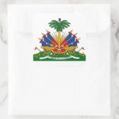 Hiti-Emblem Quadratischer Aufkleber (Tasche)