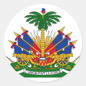 Hiti-Emblem Runder Aufkleber (Vorderseite)