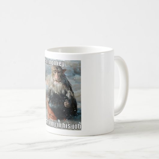 Hitman-Affe Kaffeetasse (VorderseiteRechts)