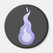 Hitodama Flame - Japanischer Geist Magnet (Vorne)