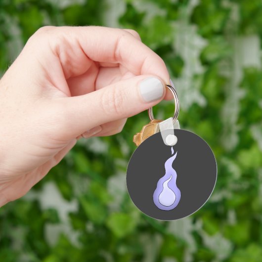 Hitodama Flame: Japanischer Geist Yokai Schlüsselanhänger (Hand)