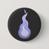 Hitodama Japan Spirit Flame Button (Vorderseite)