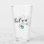 Hitra Flag Heart, Norwegen Glas (Rückseite)