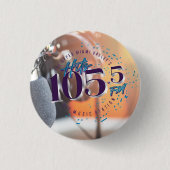 Hits 105.5 Logo-Button Button (Vorderseite)