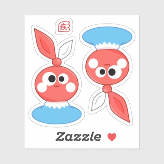 【HiTs】Mascot Character にぽくん Nipo kun Sticker - ① (Blatt)