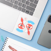 【HiTs】Mascot Character にぽくん Nipo kun Sticker - ① (Laptop mit iPhone)