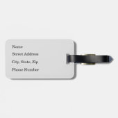 Hittin' Das Cartoon-Pferd Gepäckanhänger (Rückseite horizontal)