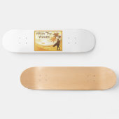 Hittin der Wellen-Surfer auf dem Strand Skateboard (Horizontal)