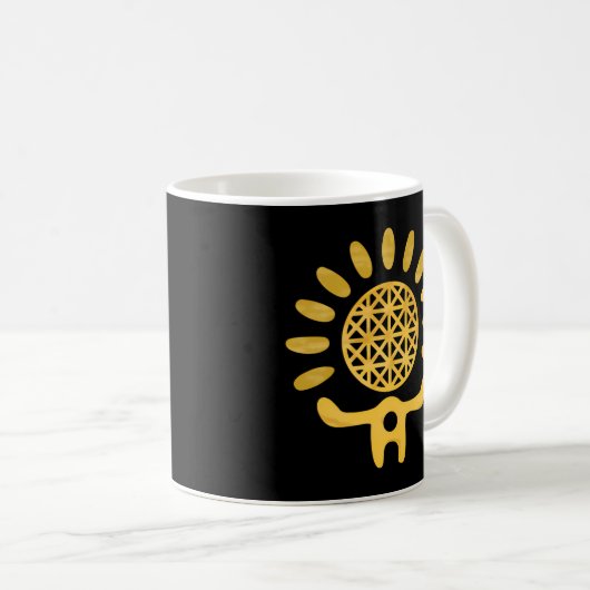 Hittite Sun Disk Kaffeetasse (VorderseiteRechts)