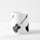 Hitze aktivierte erscheinende Gitarren-Tasse Verwandlungstasse (Mittel)