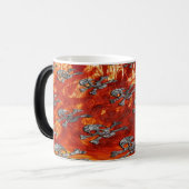 Hitze aktivierter erscheinender Schädel u. Verwandlungstasse (Vorderseite Links)