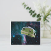 Hitze deinen Anhänger an einen Stern Postkarte (Stehend Vorderseite)