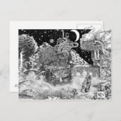 Hitze gegen die Nacht Postkarte (Vorne/Hinten)