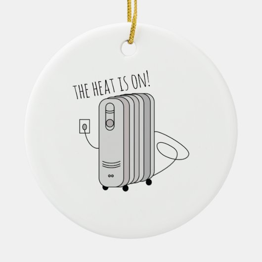 Hitze ist eingeschaltet keramikornament (Vorne)