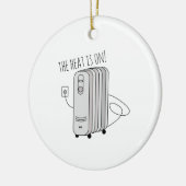 Hitze ist eingeschaltet keramikornament (Links)