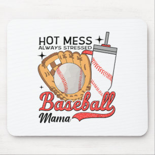 Hitze Mess immer von Mama Müttern Tag gestresst Mousepad