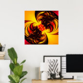 Hitze Poster (Heimbüro)