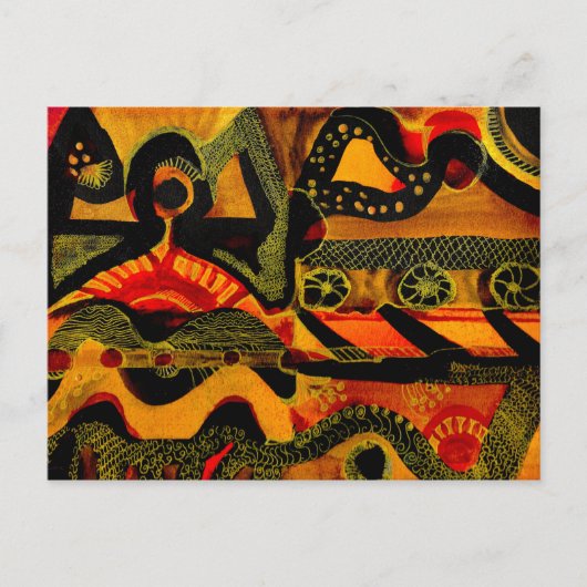 Hitze. Postkarte (Vorderseite)