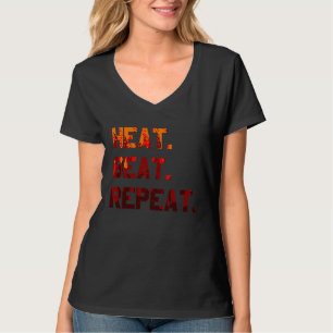 Hitze Schlag Wiederholen Schmied Amboss Klingen Sc T-Shirt